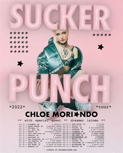 chloe moriondo tour